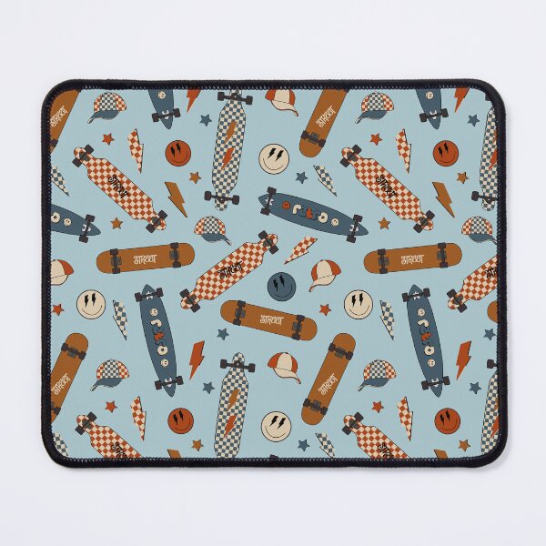 Item preview, Retro-street-classic-skateboard-80s-vector-classic-drawing-style-pattern designed and sold by Retro Street Studios.