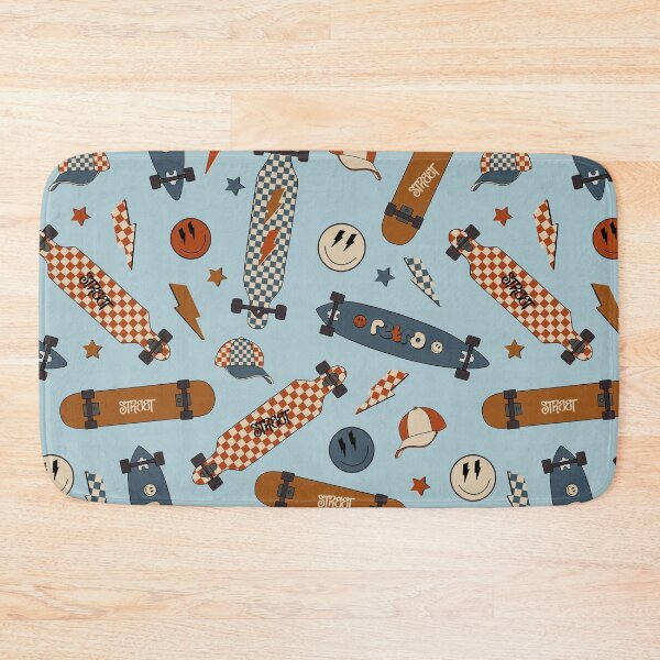 Item preview, Retro-street-classic-skateboard-80s-vector-classic-drawing-style-pattern designed and sold by Retro Street Studios.