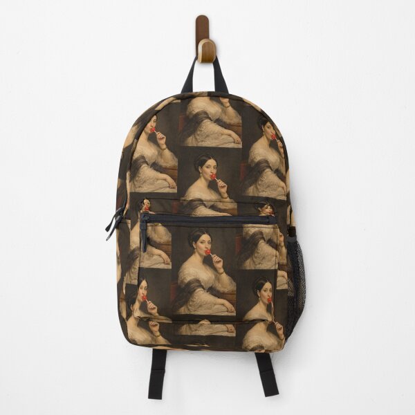 Item preview, Elegantly Unavailable – Vintage Lady with Lollipop – Classical Art Parody designed and sold by Pupy-Preppy-Pop.