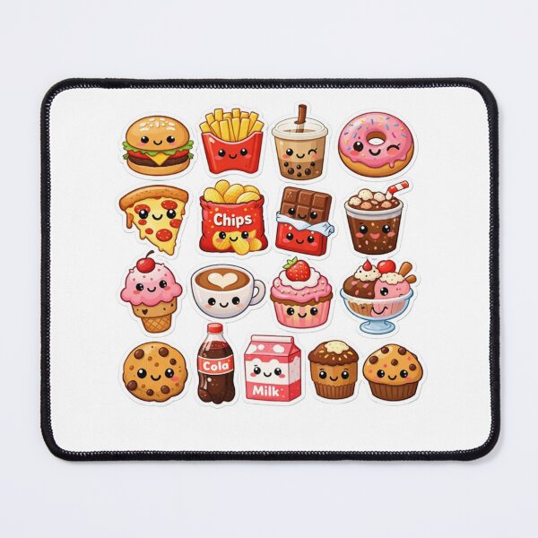 Item preview, Kawaii Snack Party Cute Food Characters Collection designed and sold by New Art.