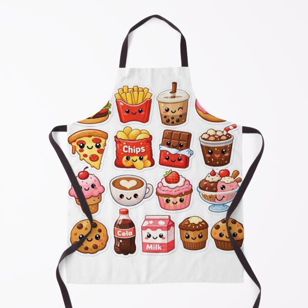 Item preview, Kawaii Snack Party Cute Food Characters Collection designed and sold by New Art.
