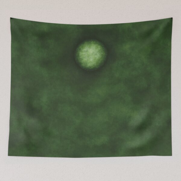 Item preview, Planet on a green cloudy background designed and sold by Cherevan.