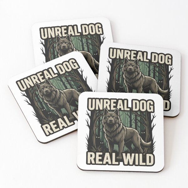 Item preview, FHD Mysterious 3D Dog in Dark Forest designed and sold by ABArtByAlexST.