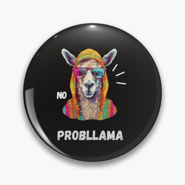 Item preview, No Probllama arte colorida e alegre. designed and sold by MandySony.