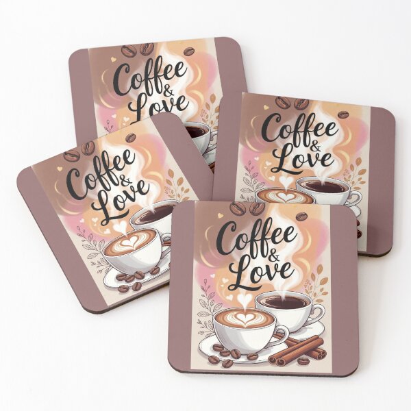 Item preview, Coffee & Love: Heart Latte Art with Cinnamon designed and sold by HALYNA070824.