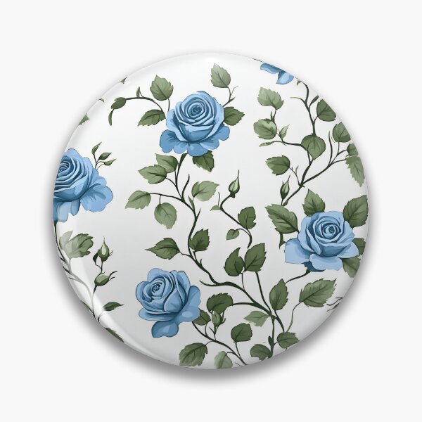 Item preview, Blue Rose Botanical Watercolor Pattern designed and sold by GamerGearTees.