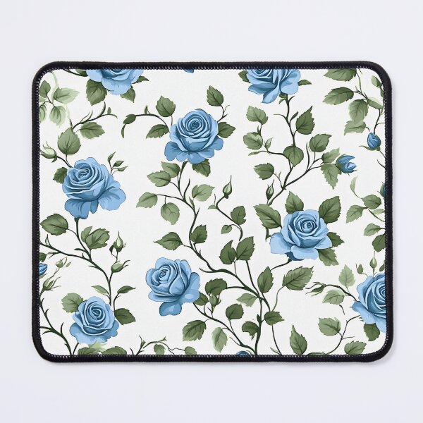 Item preview, Blue Rose Botanical Watercolor Pattern designed and sold by GamerGearTees.
