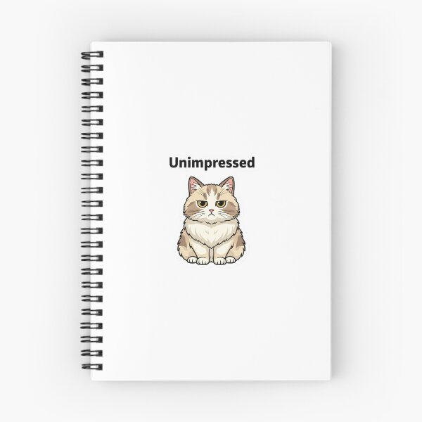 Item preview, Unimpressed Cat designed and sold by carolscoons.