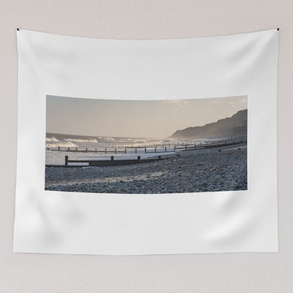 Item preview, Waves rolling in at high tide on Cromer beach designed and sold by yackers1.