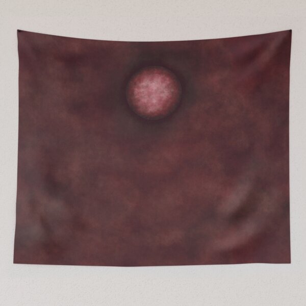 Item preview, Planet on a cloudy background of burgundy color designed and sold by Cherevan.