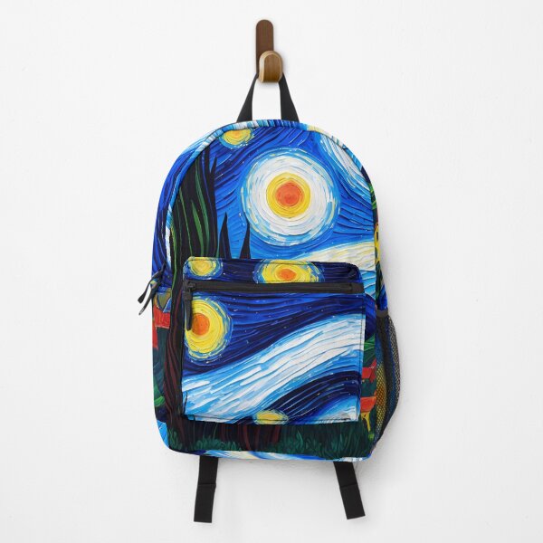 Item preview, Psychedelic Starry Night - Neon Van Gogh Aesthetic Art designed and sold by Lucid Dream Pixel.