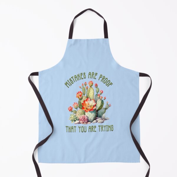 Item preview, Mistakes Are Proof You Are Trying - Inspirational Gardening Tee designed and sold by TZehrfeldPhotos.
