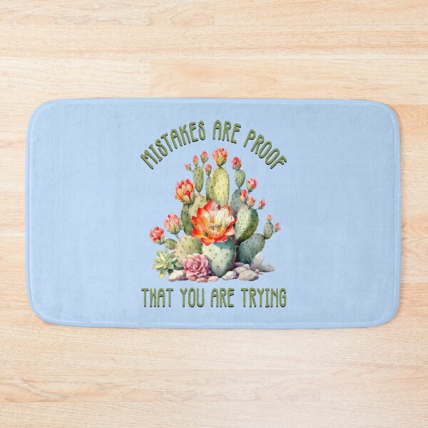 Item preview, Mistakes Are Proof You Are Trying - Inspirational Gardening Tee designed and sold by TZehrfeldPhotos.