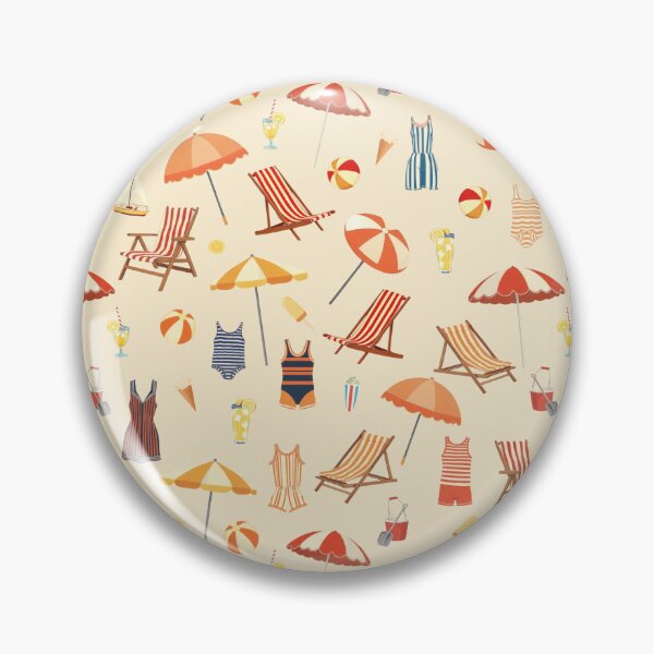 Item preview, Beach Accessories Pattern | Summer Vacation designed and sold by UnhingedBird.
