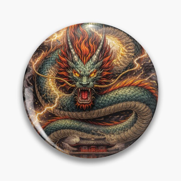 Item preview, Japanese Dragon – Ryu Storm Design designed and sold by Totemica.