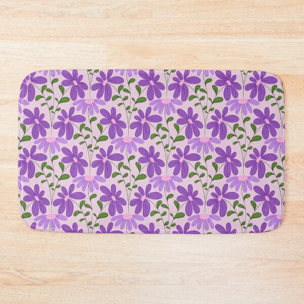 Item preview, Fanny Florals - Purple designed and sold by Nicole Dawn Design.