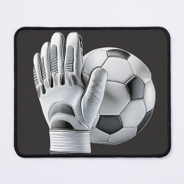 Item preview, Goalkeeper glove with football ball designed and sold by ChernivtsiSkoda.