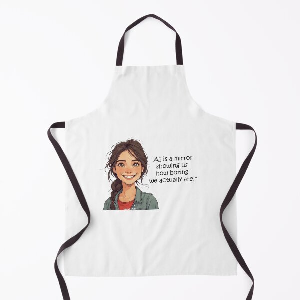 Item preview, "AI is a mirror showing us how boring we actually are." - Pia @ spunkyZeST designed and sold by spunkyZeST.