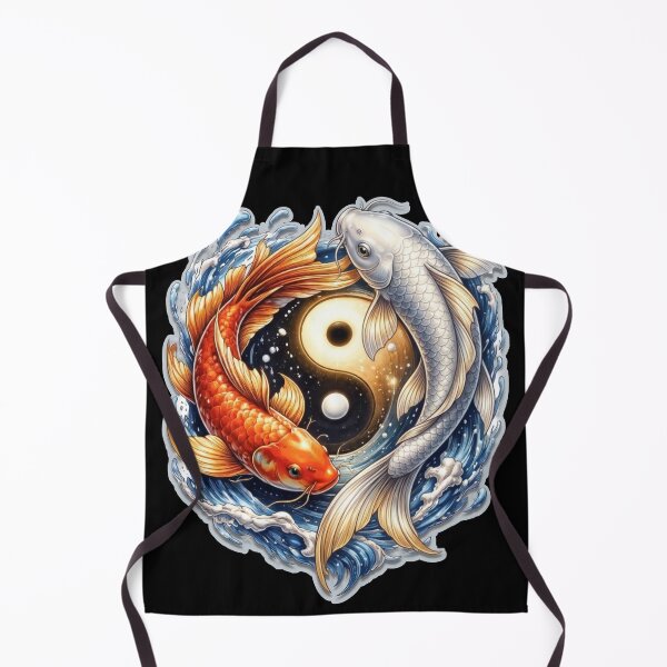 Item preview, Yin Yang Koi Fish – Japanese Balance Design designed and sold by Totemica.