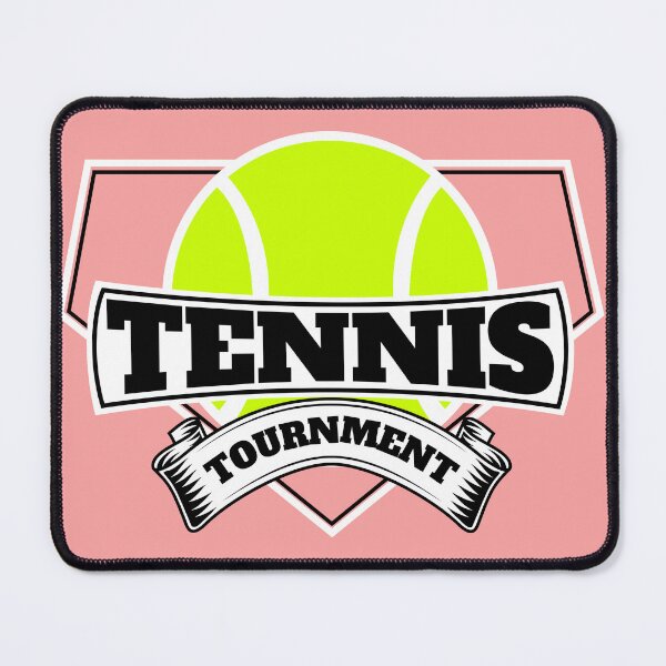 Item preview, Tennis Tournament Retro Logo - Black And White Sports Graphic designed and sold by Abaseen.