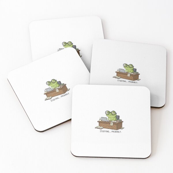 Item preview, Studying Probably Frog designed and sold by carolscoons.