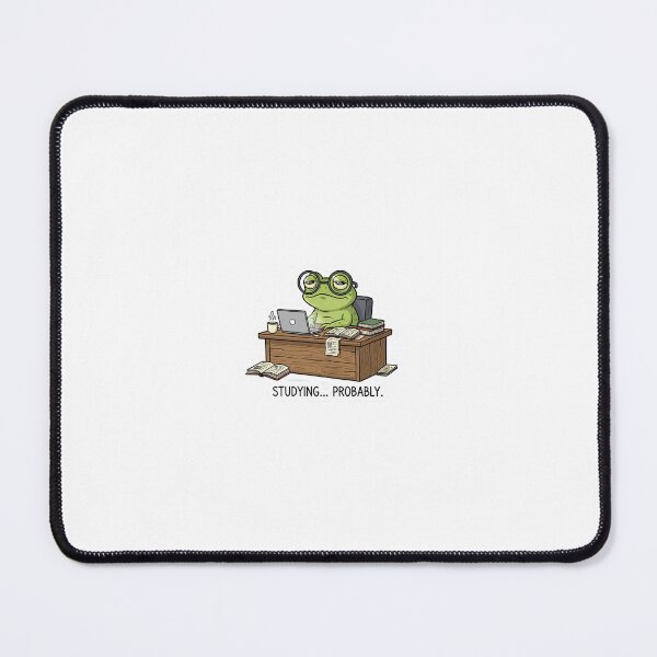 Item preview, Studying Probably Frog designed and sold by carolscoons.