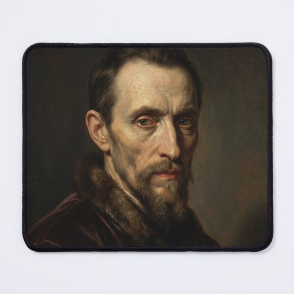 Item preview, Old Man vintage renaissance art painting designed and sold by Vintage Designs +.