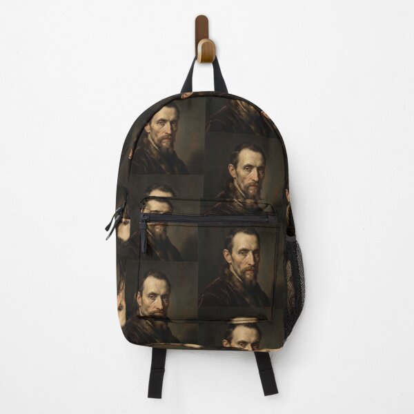 Item preview, Old Man vintage renaissance art painting designed and sold by Vintage Designs +.