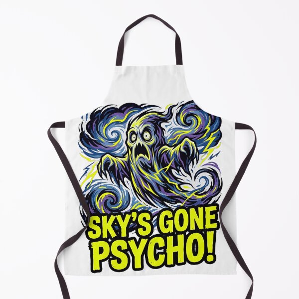 Item preview, HQ Psycho Ghost Under Eerie Sky designed and sold by ABArtByAlexST.