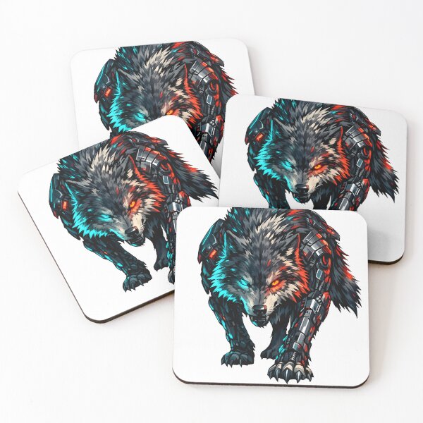 Item preview, Cyberpunk Badass Wolf Stalking designed and sold by Z-arts.