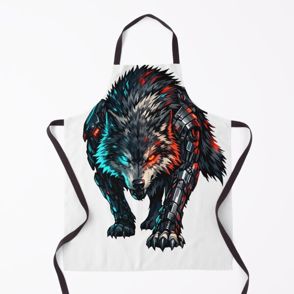 Item preview, Cyberpunk Badass Wolf Stalking designed and sold by Z-arts.