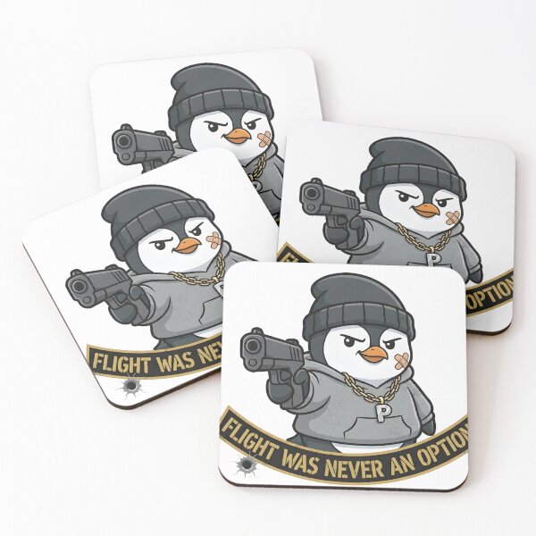 Item preview, Street Gang Penguin – “Flight Was Never an Option” Urban Cartoon Design designed and sold by sadman73.