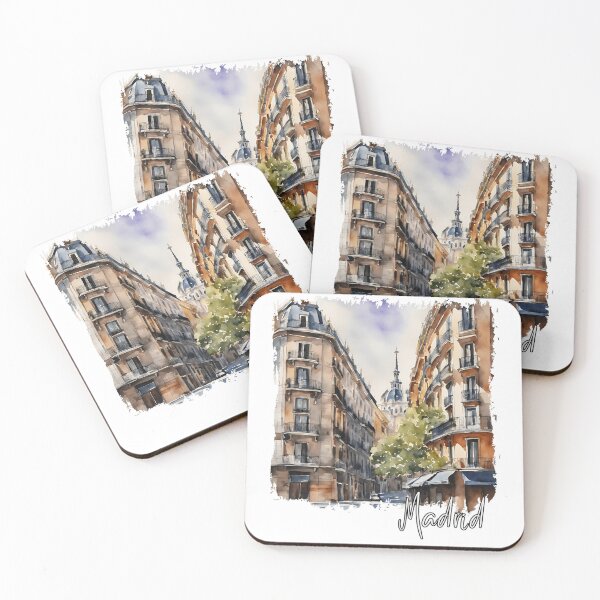 Item preview, Watercolor of Madrid, I love Madrid designed and sold by Dressyourflag.