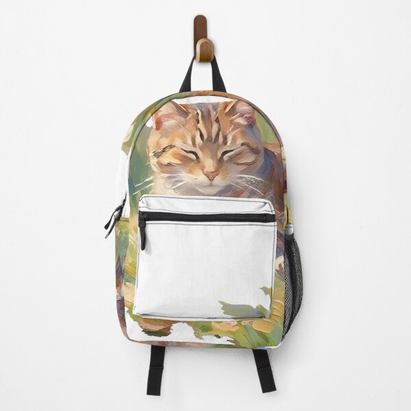 Item preview, Serene Impressionist Garden Cat designed and sold by WalterAdd.