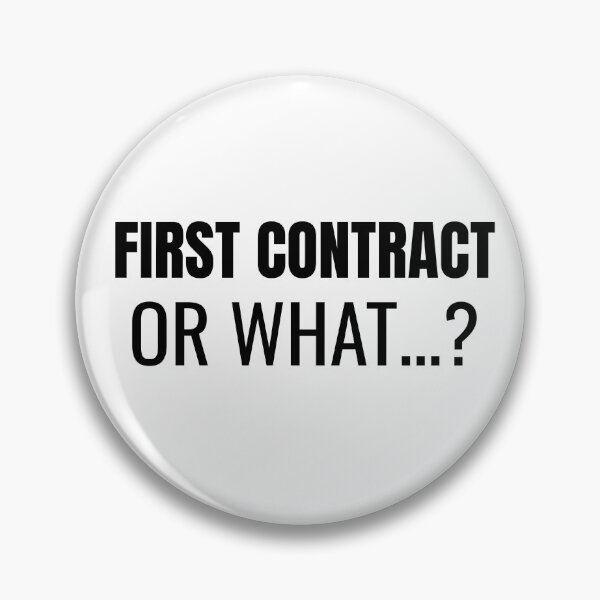 Item preview, First Contract… or What? (Black) designed and sold by ShipCrewNation.