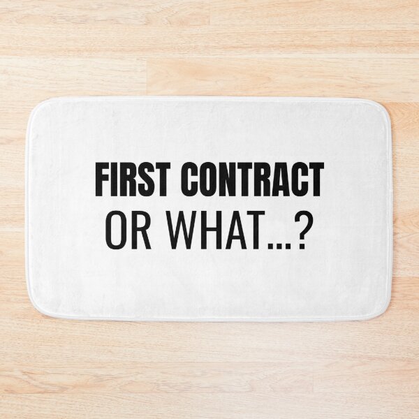 Item preview, First Contract… or What? (Black) designed and sold by ShipCrewNation.