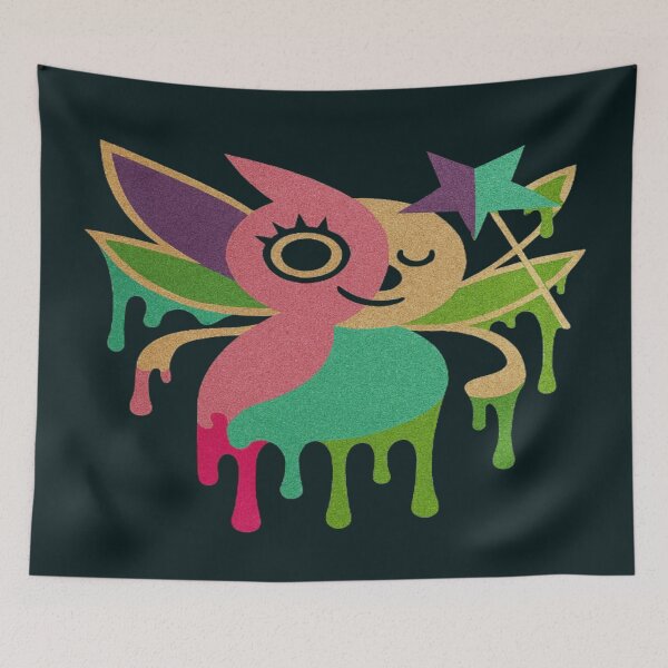 Item preview, Melting Glitter Fairy Silhouette designed and sold by Ecosetereos.