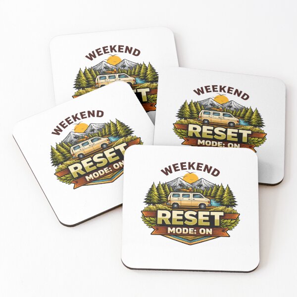 Item preview, Vanlife T-Shirt | Weekend Reset Mode ON | Outdoor Road Trip Shirt | Camping Adventure Tee  designed and sold by RALYSHOP.