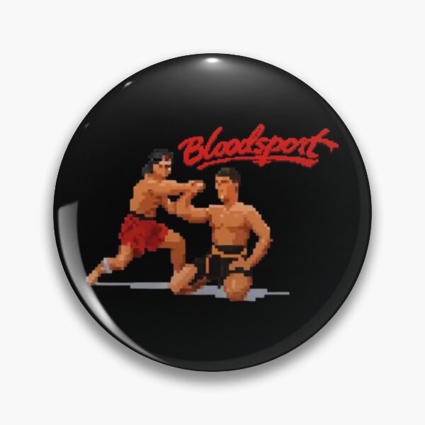 Item preview, Retro pixel combat homage – “Bloodsport” style designed and sold by Wawan35200.