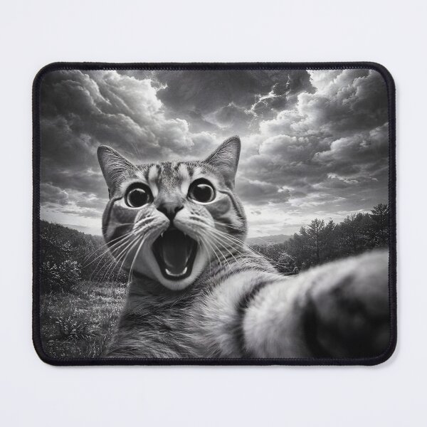 Item preview, Sky Monster Cat Selfie – Creepy Funny Horror Cat Meme Aesthetic designed and sold by disha-prints.