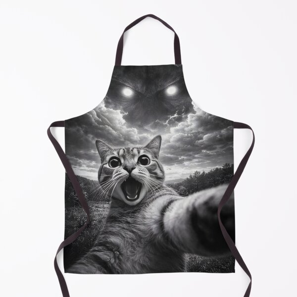 Item preview, Sky Monster Cat Selfie – Creepy Funny Horror Cat Meme Aesthetic designed and sold by disha-prints.