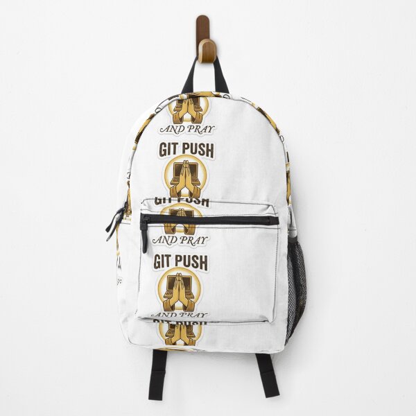 Item preview, Git Push and Pray | Funny Developer Sticker designed and sold by Petringo.