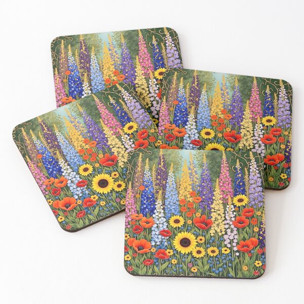 Item preview, Gustav Klimt Flower Garden designed and sold by Vicky Brago-Mitchell®.