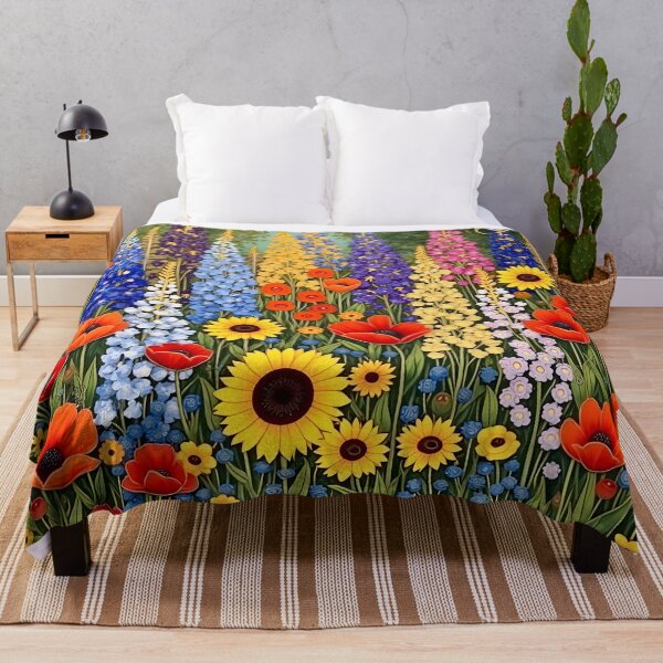 Item preview, Gustav Klimt Flower Garden designed and sold by Vicky Brago-Mitchell®.