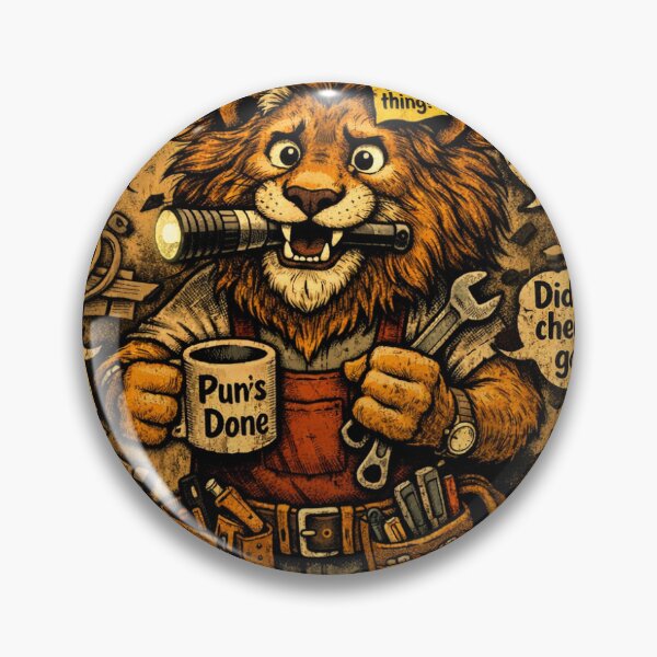 Item preview,  Lion of Lost Tools designed and sold by MimisCornerCo.