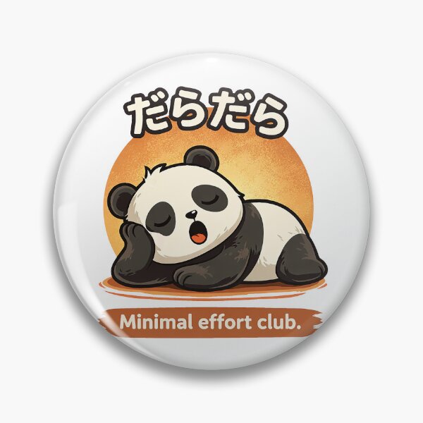 Item preview, Minimal Effort Club Panda designed and sold by AlvelinaCP.