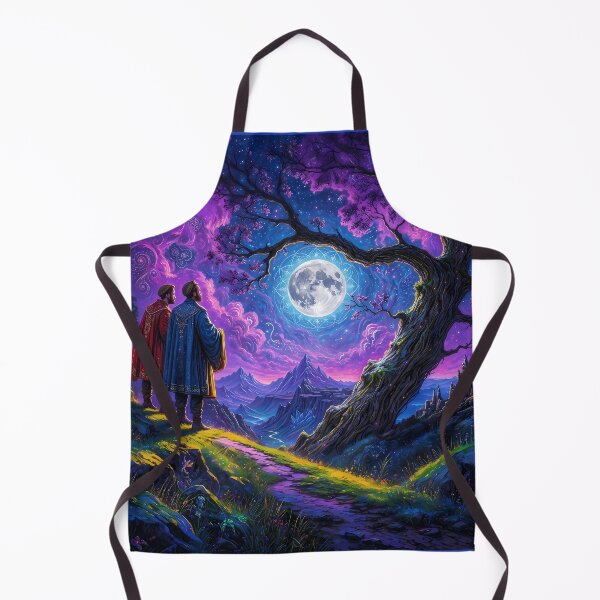Item preview, Two Men Contemplating the Moon - Caspar David Friedrich Psychedelic Remix designed and sold by Lucid Dream Pixel.