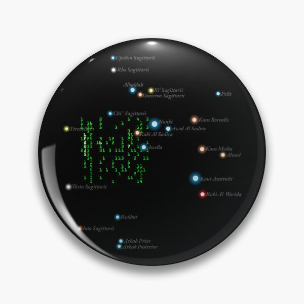 Item preview, Wow! Signal (with starfield) designed and sold by GloopTrekker.