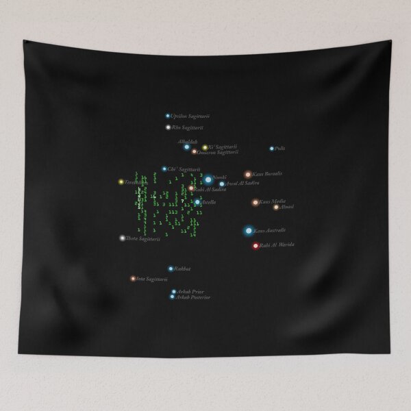 Item preview, Wow! Signal (with starfield) designed and sold by GloopTrekker.