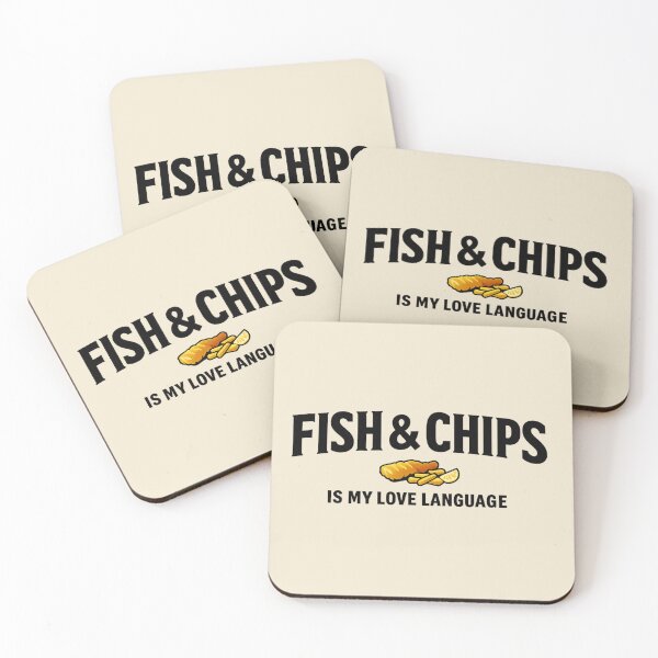 Item preview, Fish & Chips Is My Love Language Funny British Food Shirt designed and sold by POD DYNASTY.